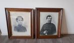 2 oude foto's vintage decoratie, Ophalen