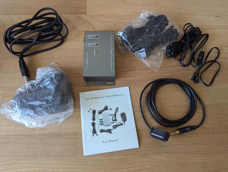 Bedien je tv of decoder met de kastdeur dicht – IR verlenger, Audio, Tv en Foto, Afstandsbedieningen, Zo goed als nieuw, Universeel