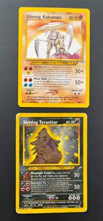 Shining Tyranitar & Kabutops Pokemon Neo Destiny, Hobby en Vrije tijd, Verzamelkaartspellen | Pokémon, Ophalen of Verzenden, Gebruikt