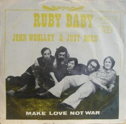 John Woolley & Just Born – Ruby Baby ( 1970 Garage Rock 45T, CD & DVD, Vinyles | Rock, Enlèvement ou Envoi