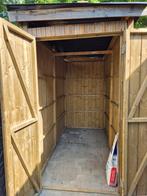 Houten opberg-tuinhuis, Tuin en Terras, Tuinhuizen, Ophalen, Zo goed als nieuw, Hout, Tuinhuis