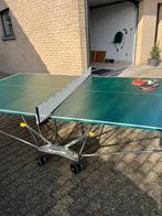 Pingpong tafel Sven +toebehoren, Sport en Fitness, Ophalen, Gebruikt, Net, Batje(s) of Balletje(s), Verrijdbaar