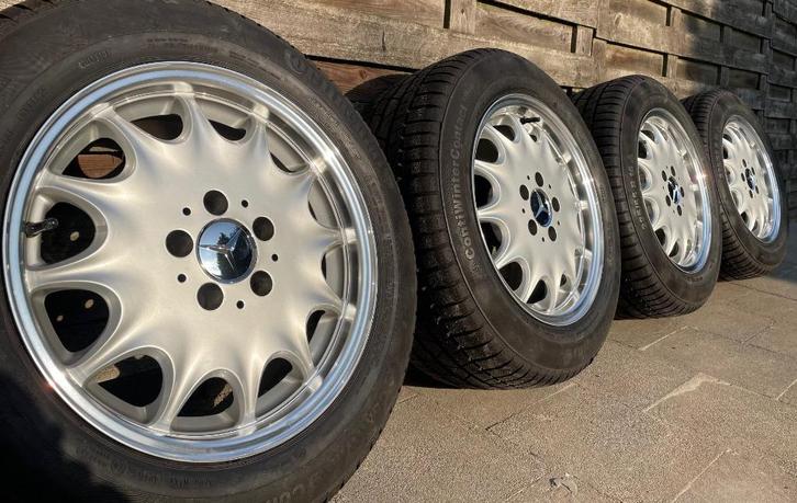 Prachtige set Mercedes velgen type Monkar voor SL R129, Auto-onderdelen, Banden en Velgen, Velg(en), Winterbanden, 16 inch, 225 mm