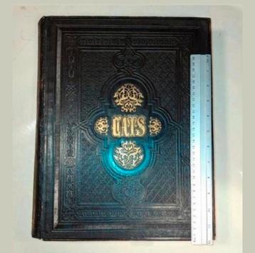 Jacob Cats 1862 (zeer zwaar boek, met gravure, zeer goed  beschikbaar voor biedingen