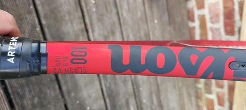 Tennisracket Clash 100 L V2 645 cm2, Sport en Fitness, Tennis, Zo goed als nieuw, Racket, Wilson, L2, Ophalen