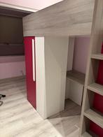 Hoogslaper fuschia, Huis en Inrichting, Ophalen, Zo goed als nieuw, Eenpersoons, Hoogslaper