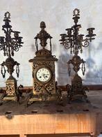 Notaris of regency klok in brons., Antiek en Kunst, Curiosa en Brocante, Ophalen