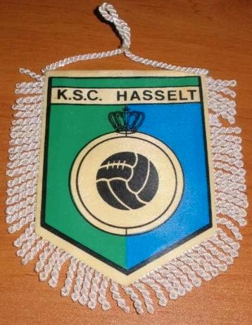 Belle bannière rare vintage des années 1980 du KSC Hasselt