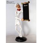 Tableau de menu « Cook » Chef Skinny, 185 cm, inscriptible, Enlèvement, Neuf