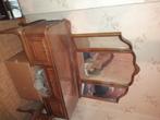 Ancien meuble coiffeuse avec miroirs, Maison & Meubles, Bois, Enlèvement