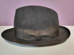 Vintage hoed zwart Brummel's maat 56, Ophalen of Verzenden, Hoed