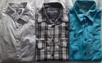 Drie herenhemden maat S/M, Kleding | Heren, Overhemden, Ophalen of Verzenden, Zo goed als nieuw, Jack & Jones, Halswijdte 39/40 (M)