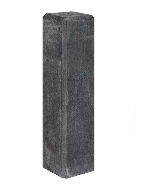 4x betonpoeren / betonblokken antraciet 22cm x 22xm x 40cm, Tuin en Terras, Overige Tuin en Terras, Ophalen