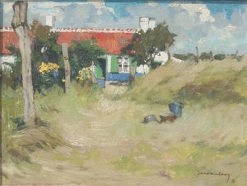 Jan Van Looy (1882-1971): Hoevezicht 1933 (66 x 53 cm)