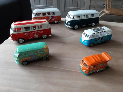 Lot de 6 fourgons Volkswagen, Hobby & Loisirs créatifs, Voitures miniatures | Échelles Autre, Comme neuf, Enlèvement ou Envoi