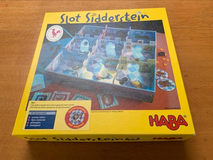Haba spel Slot Sidderstein, Hobby en Vrije tijd, Gezelschapsspellen | Bordspellen, Gebruikt, Ophalen of Verzenden