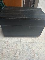 Houten kist op wielen, Huis en Inrichting, Ophalen, Zo goed als nieuw