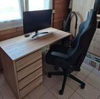 Bureau, gaming stoel, scherm alles tesamen of los, Huis en Inrichting, Bureaus, Ophalen, Zo goed als nieuw, Bureau