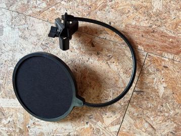 Popfilter microfoon met klem – reduceert plopgeluiden beschikbaar voor biedingen
