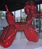 Jeff Koons " Red Balloon Dog" handgesigneerd + invitaties, Antiek en Kunst, Ophalen