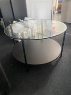 VITTSJÖ Table basse, brun noir/verre, 75 cm, Huis en Inrichting, Ophalen, Zo goed als nieuw