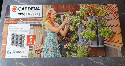 Gardena NatureUp! Plantenbak - Basis Set Verticaal – Nieuw, Jardin & Terrasse, Décoration murale de jardin, Neuf, Enlèvement ou Envoi