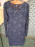 Donker blauwe jurk, Taille 34 (XS) ou plus petite, Robe de gala, Bleu, Porté