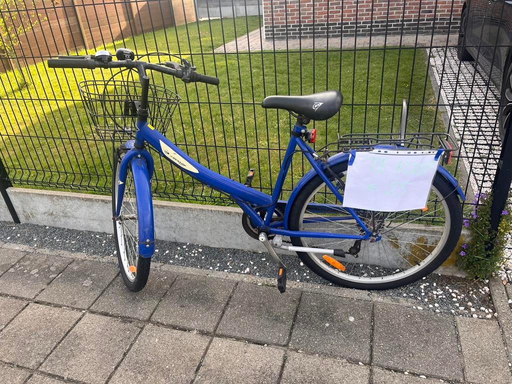 Meisjesfiets met mandje, Ophalen, Gebruikt, 22 inch, Versnellingen
