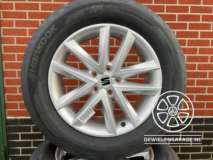 Seat Tarraco Velgen + Banden NIEUW Origineel 5x112 Hankook T, Auto-onderdelen, Banden en Velgen, Banden en Velgen, Zomerbanden