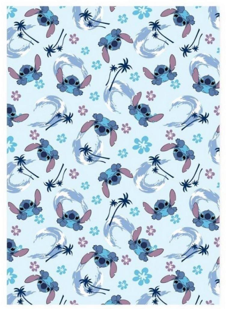 Stitch Fleece Deken - Disney Fleecedeken - 110 x 150 cm, Enfants & Bébés, Chambre d'enfant | Linge de lit, Neuf, Couverture ou Couette
