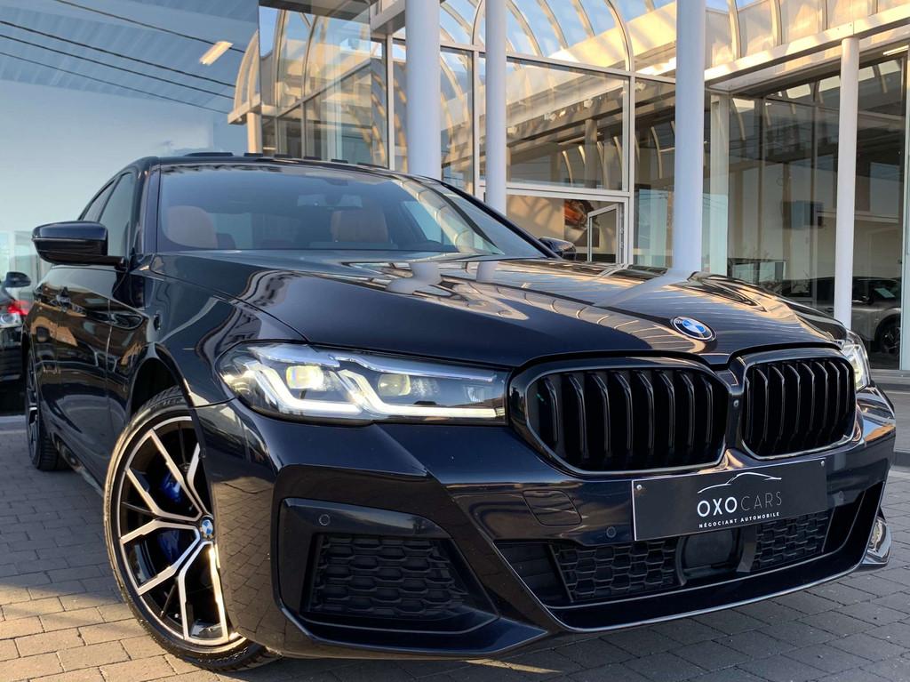 BMW 5 Serie 545 e Xdrive 394CV / Pack M / SHADOW Line / FULL, Autos, Cuir, 42 g/km, 4 portes, Entreprise