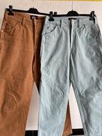 DICKIES - 2 identieke broeken shorts - bruin - groen - W30, Taille 38/40 (M), DICKIES, Comme neuf, Brun
