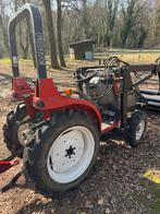 Mini tractor met kiepwagen, Ophalen