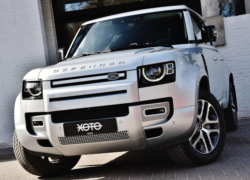 Land Rover Defender 110 P400 XS EDITION * LICHTE VRACHT / TO, Autos, Land Rover, Cuir, Argent ou Gris, Achat, Euro 6
