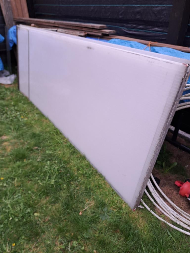 6 polycarbonaat platen, Ophalen, Gebruikt, Overige materialen, Minder dan 20 mm