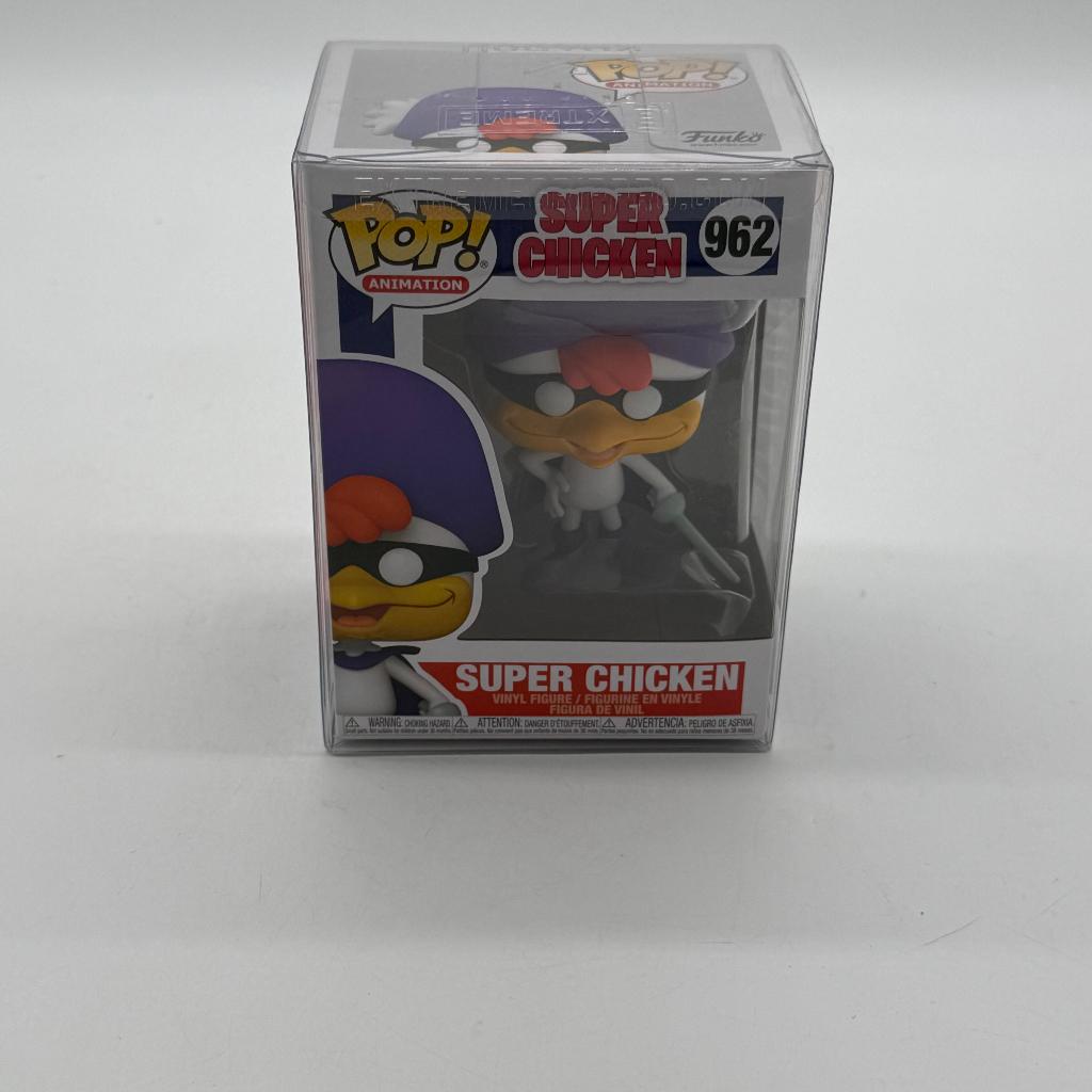 Funko Pop - Super Chicken (962) - met case, Enlèvement ou Envoi, Comme neuf