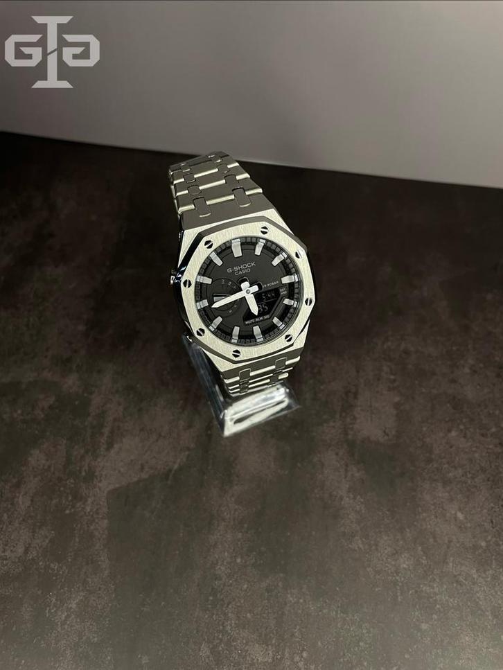 Casio G-Shock GA-2100 entièrement en acier « CasiOak », Bijoux, Sacs & Beauté, Montres | Hommes, Neuf, Montre-bracelet, Casio