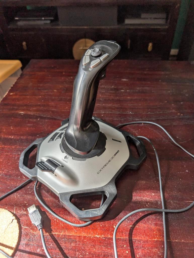 Logitech eXtreme 3D pro X3D joystick Usb, Computers en Software, Ophalen of Verzenden