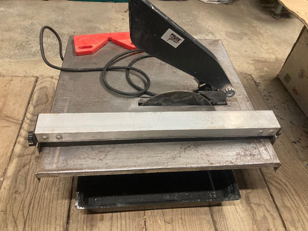 Coupe carrelage électrique, Bricolage & Construction, Enlèvement, Utilisé