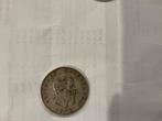 Zeldzame zilveren munt van 5 Lire 1872 - Emanuele II -, Ophalen of Verzenden
