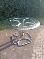 Bauhaus eettafel voor 4 personen, Huis en Inrichting, Ophalen, Rond, Glas