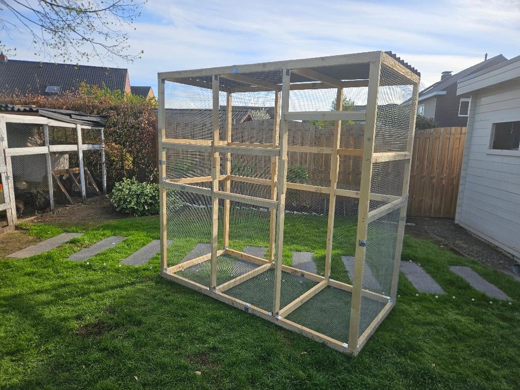 Volière, Ophalen, Nieuw, Hout, Volière