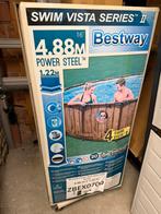 Zwembad Power Steel Swim Vista, Ø 488 x 122 cm Bestway:, Ophalen, Nieuw