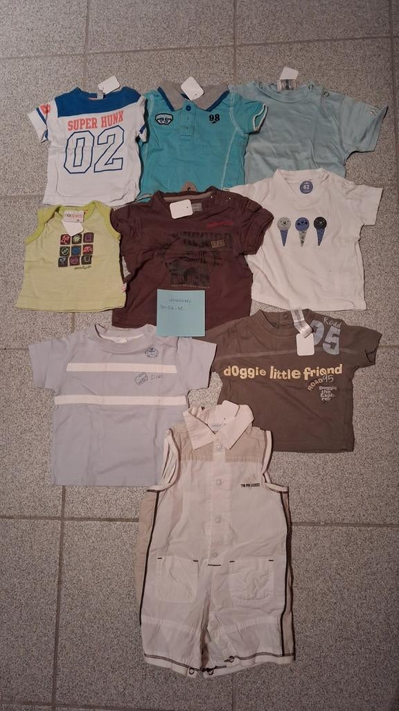 Toutes sortes de vêtements taille 50-56-62, Enfants & Bébés, Vêtements de bébé | Taille 56, Garçon, Enlèvement ou Envoi, Comme neuf