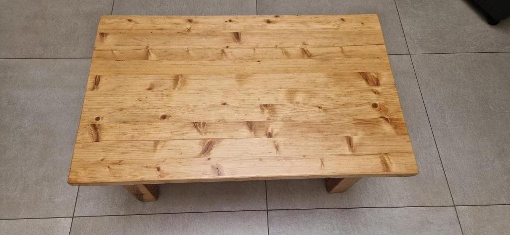 Table d'appoint en bois, Comme neuf, Landelijk, Enlèvement, 75 cm ou plus