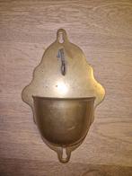 Porte fidibus / bénitier en laiton vintage, Enlèvement ou Envoi