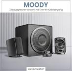 Kit d'enceintes 2.1 pour PC et TV, Informatique & Logiciels, Enceintes Pc, Enlèvement ou Envoi, Neuf, Canal audio 2.1, Wavemaster