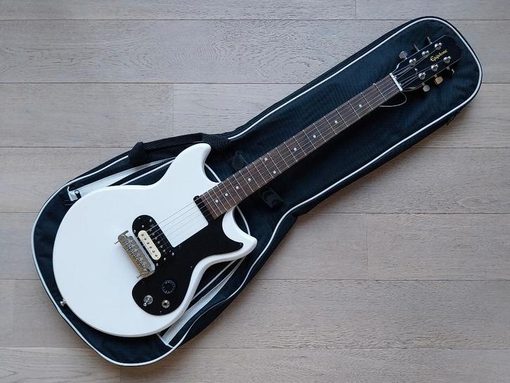 Epiphone Joan Jett Olympic Special met Kill switch + gibag, Muziek en Instrumenten, Snaarinstrumenten | Gitaren | Elektrisch, Zo goed als nieuw
