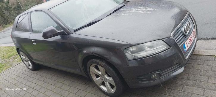Audi a3 19c tdi Cuir chauffant, Autos, Audi, Particulier, A3, Diesel, Euro 4, 3 portes, Noir, Cuir
