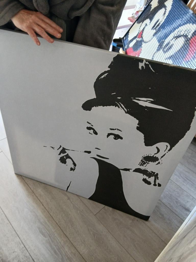 Canvas audrey hepburn ikea, Ophalen
